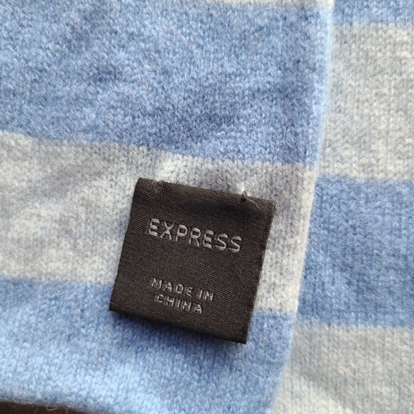 baby blue stripes scarf - Picture 2 of 3